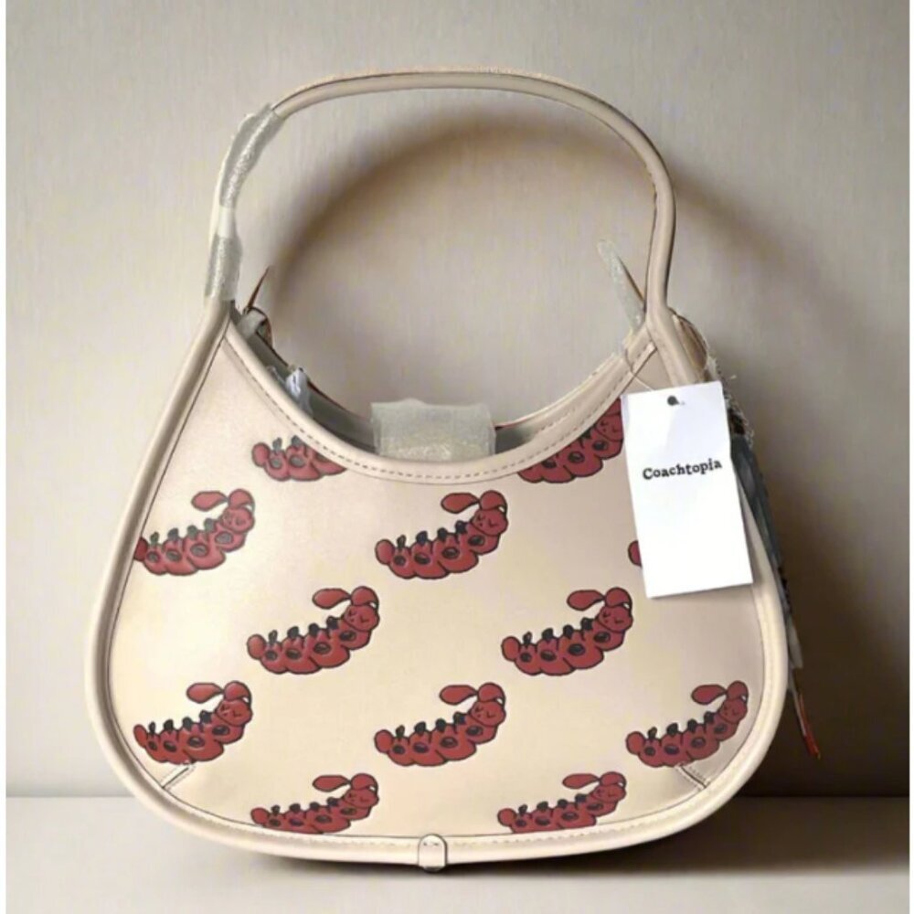 Coach Ergo Bag Sleepy Caterpillar Shoulder Bag Coachtopia Leather Cloud CQ826
